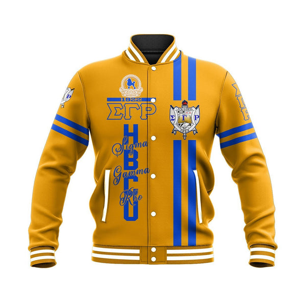 Sorority Jacket - HBCU Sigma Gamma Rho Poodle Baseball Jacket