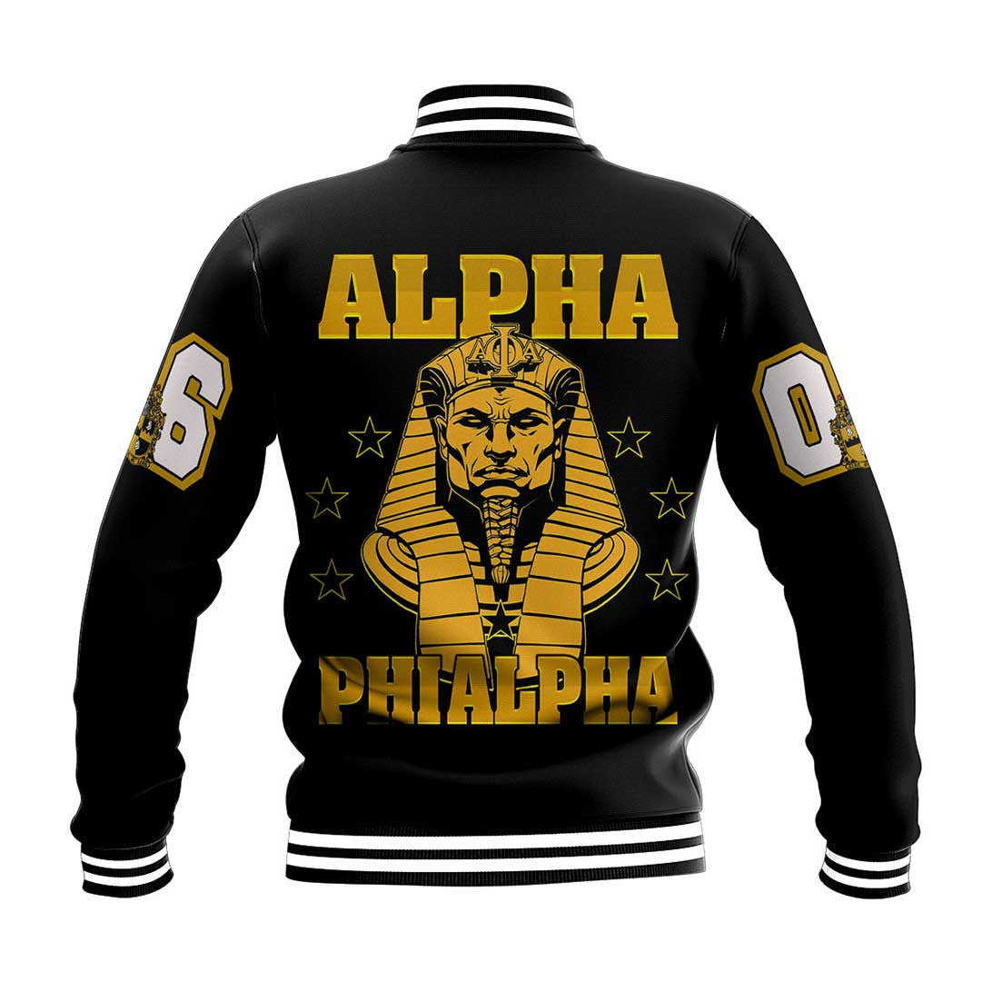 Fraternity Jacket - Alpha Phi Alpha Letters Baseball Jacket