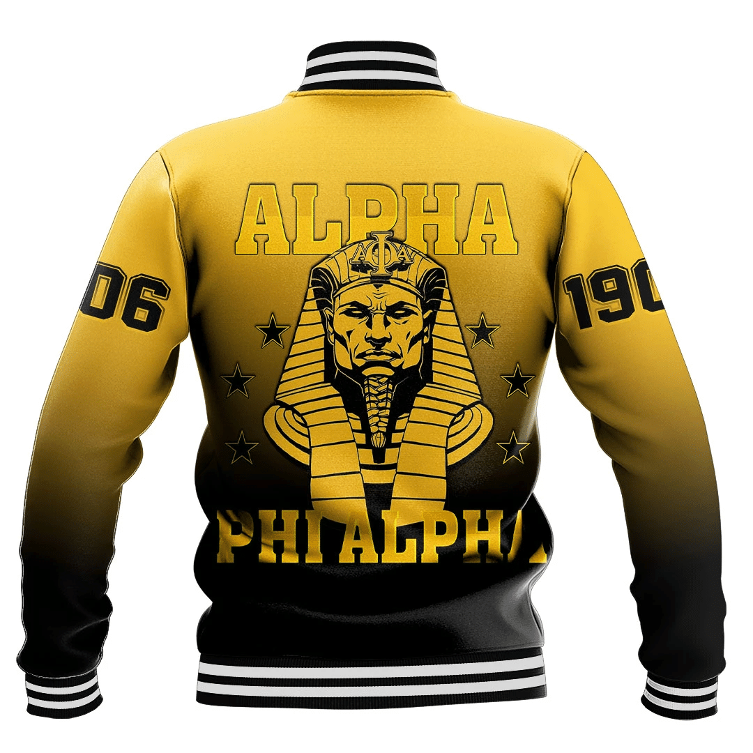 Fraternity Jacket - Alpha Phi Alpha Gradient Baseball Jackets