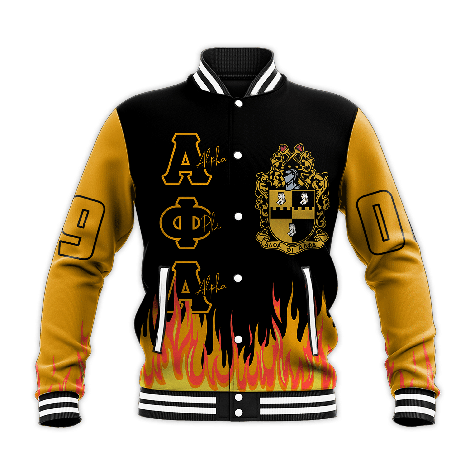 Fraternity Jacket - Alpha Phi Alpha Baseball Jacket Since 1906 Ice Cold Brothas