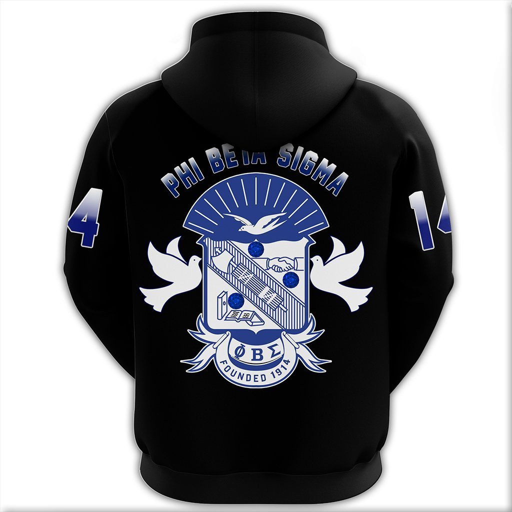 Phi Beta Sigma Crystal Black Pullover