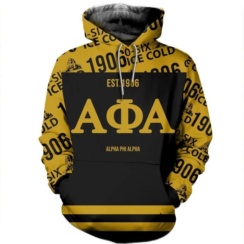 Fraternity Hoodie - 1906 Ice Cold Alpha Phi Alpha Pullover