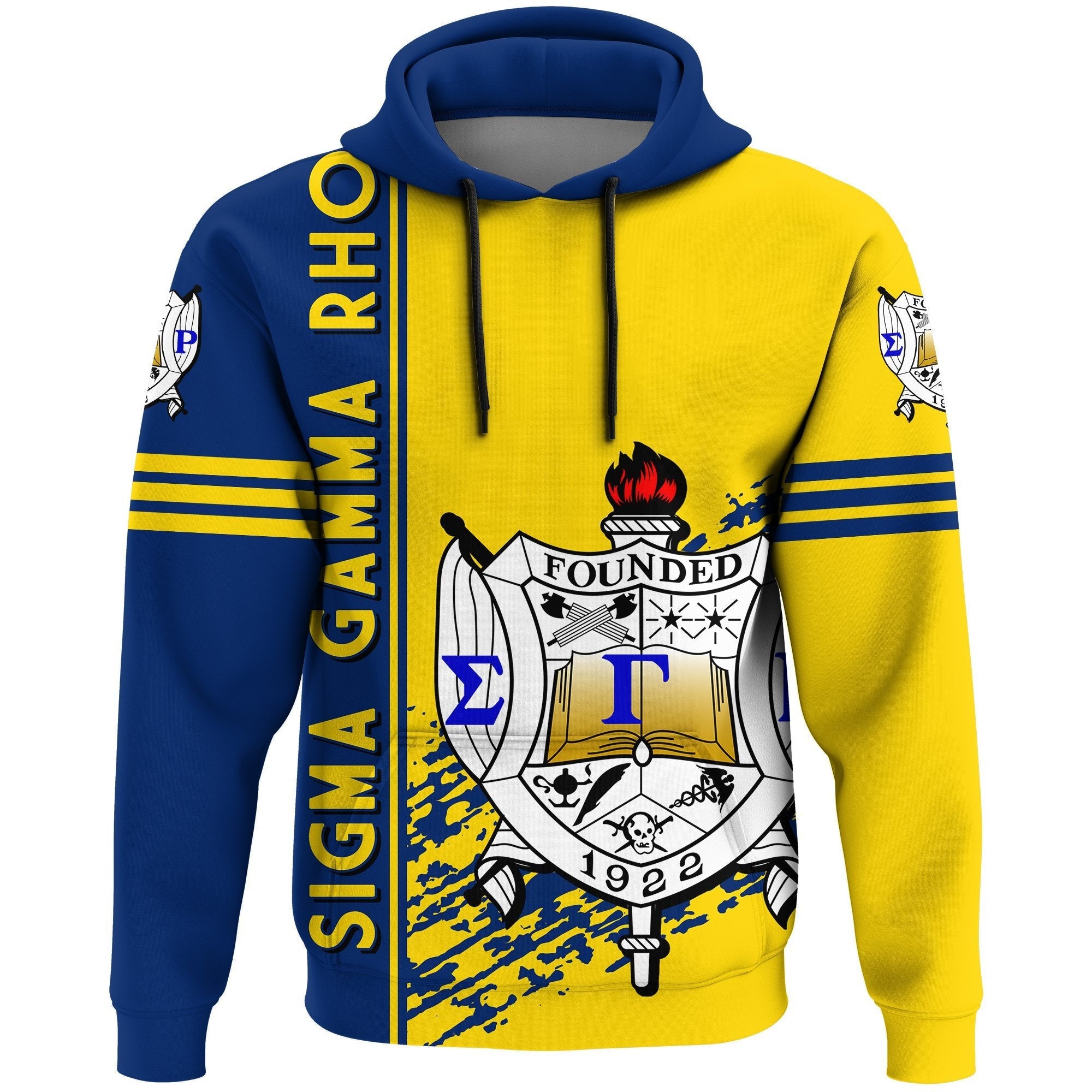 Sorority Hoodie - Sigma Gamma Rho Hoodie Quarter Style