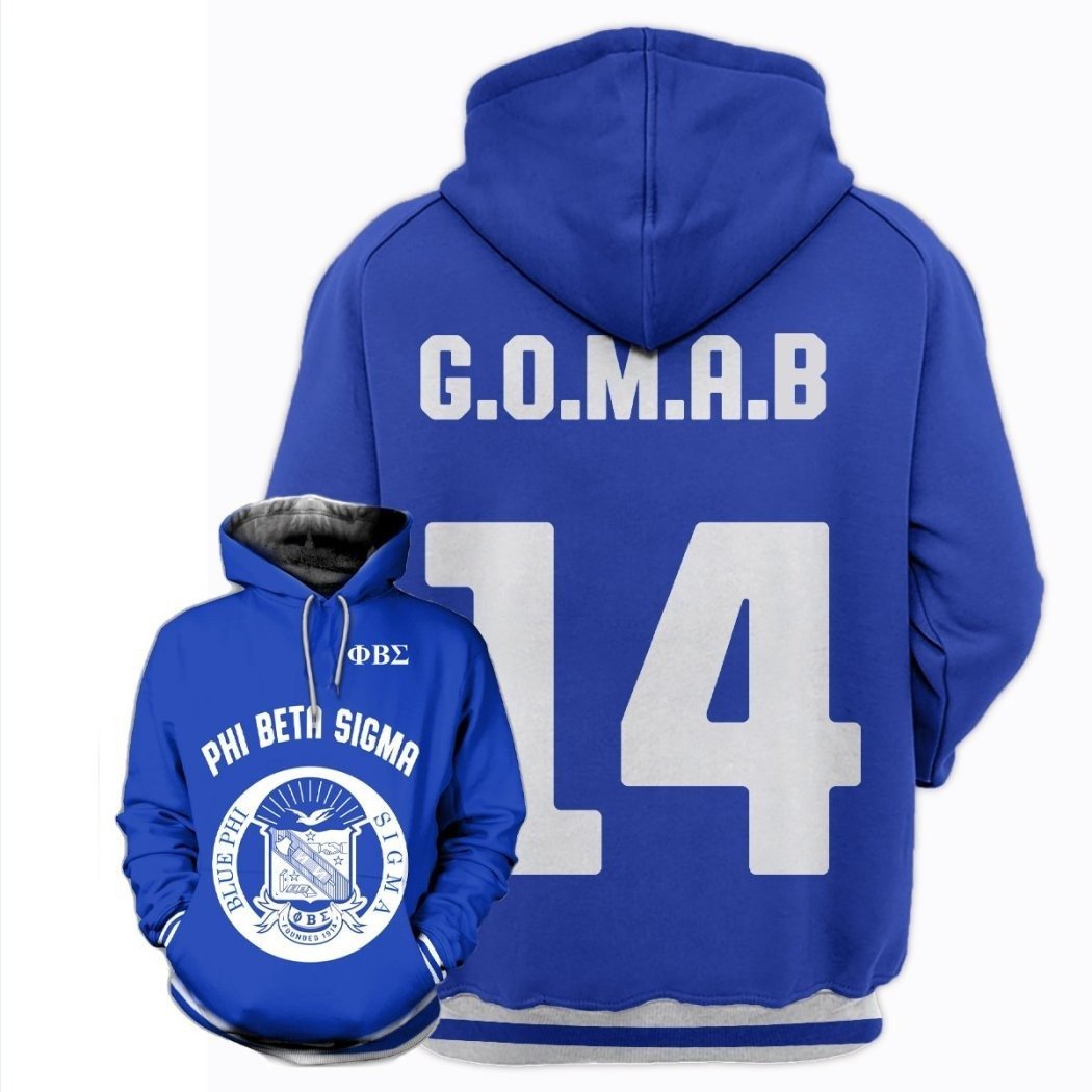 Gomab 1914 Blue Phi Beta Sigma Hoodie