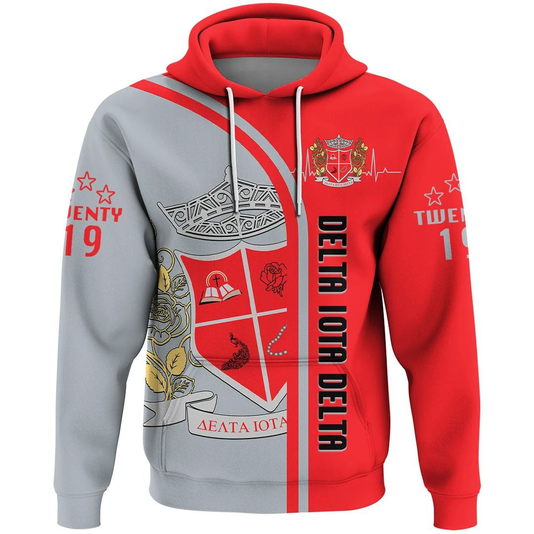 Sorority Hoodie - Delta Iota Delta In My Heart Hoodie