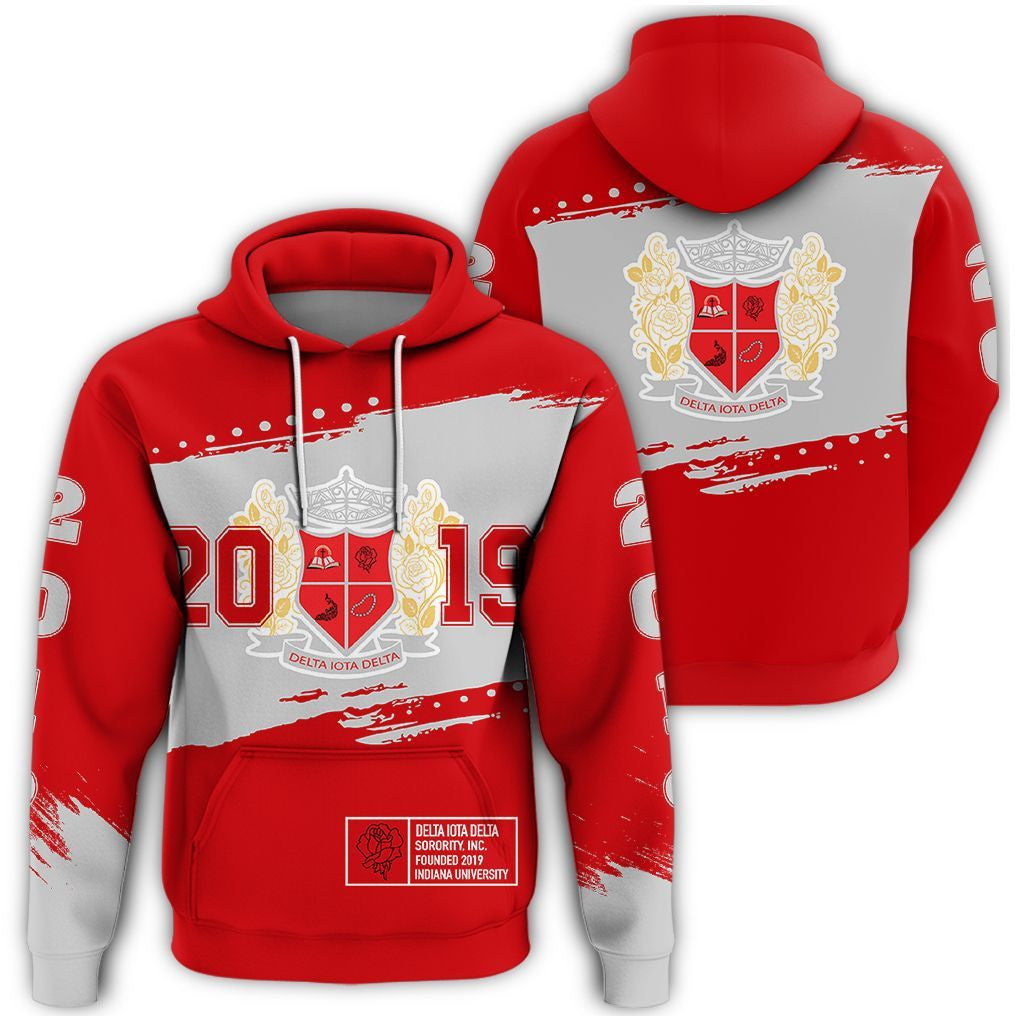 Sorority Hoodie - Delta Iota Delta Indiana University Hoodie