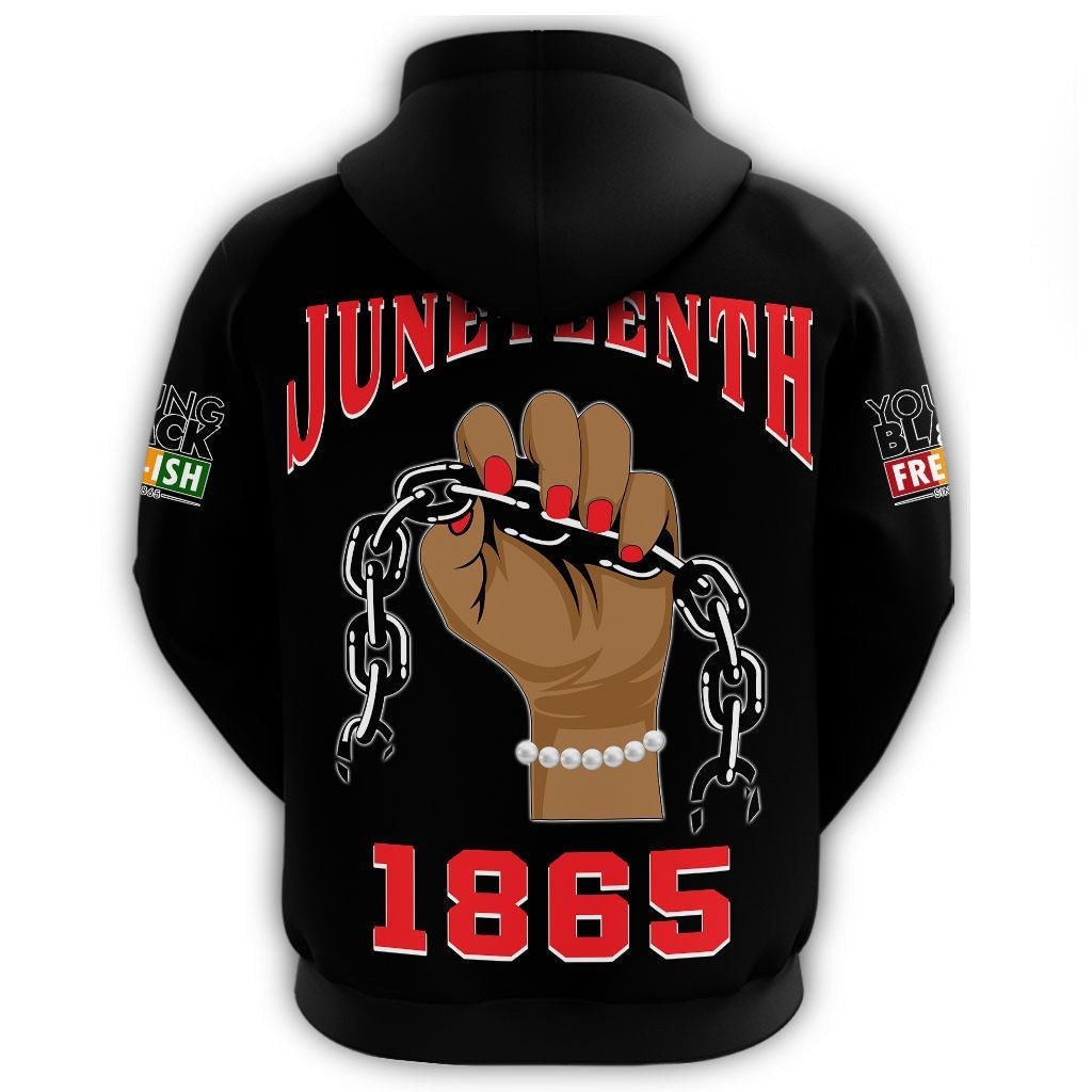 Sorority Hoodie - Juneteenth Delta Iota Delta Pretty Girl Hoodie