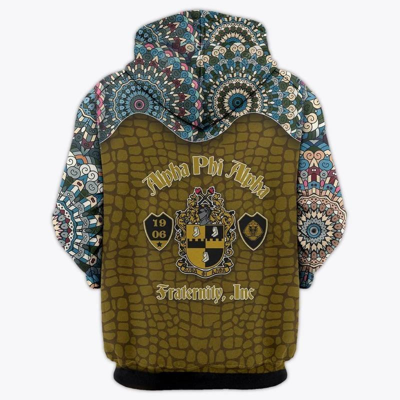 Fraternity Hoodie - Floral Alpha Phi Alpha Pullover