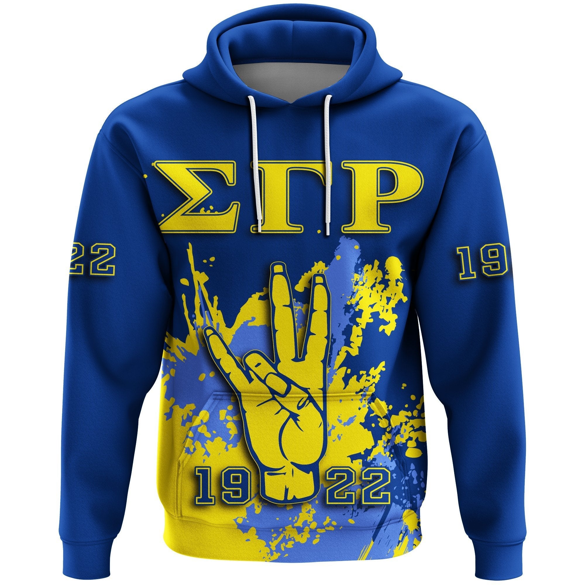 Sorority Hoodie - Sigma Gamma Rho Hoodie - Spaint Style