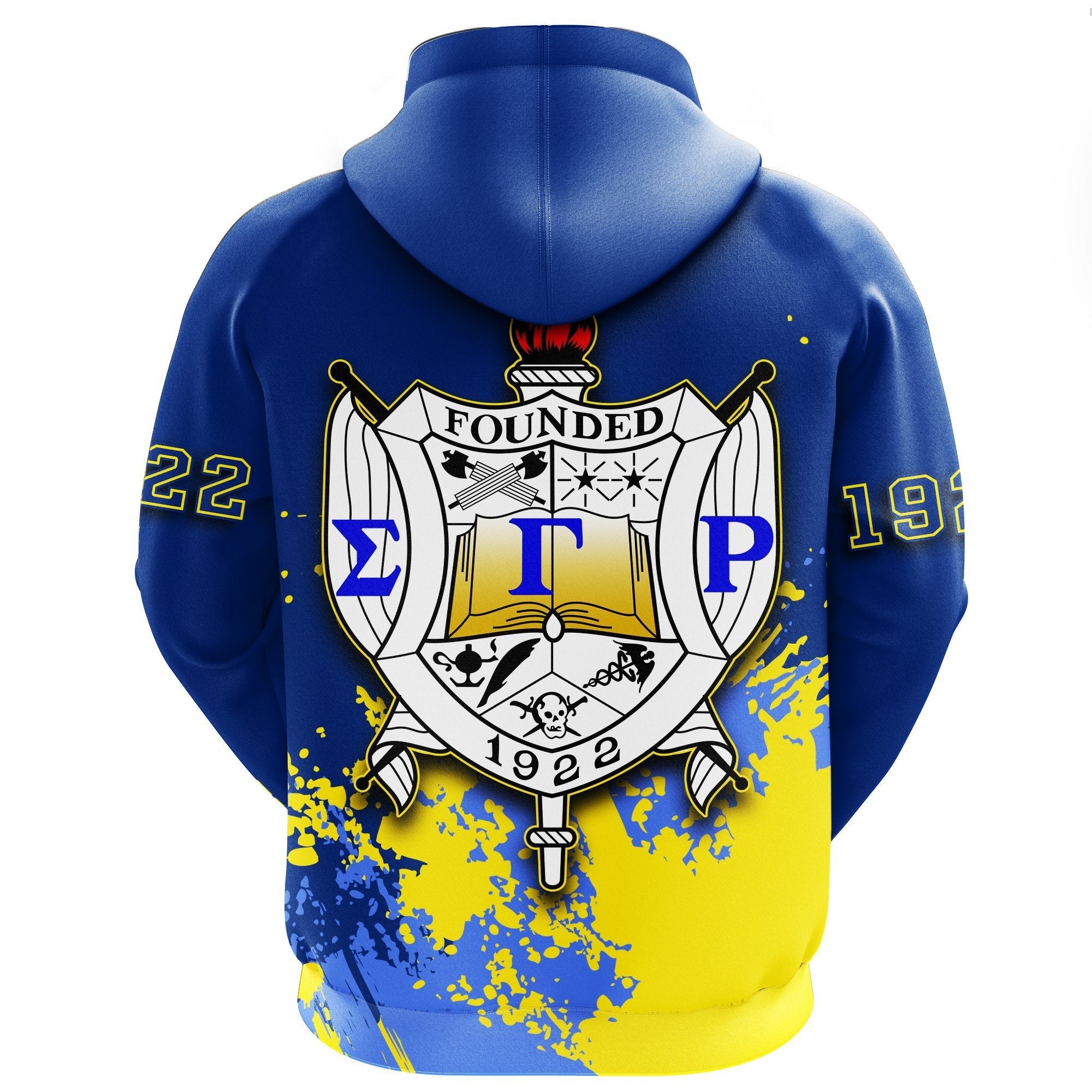 Sorority Hoodie - Sigma Gamma Rho Hoodie - Spaint Style