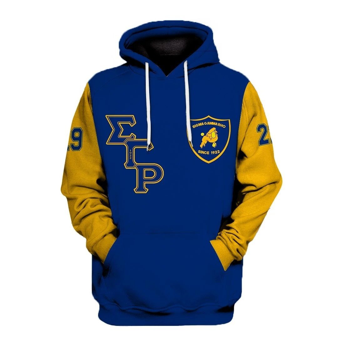 Sorority Hoodie - Sigma Gamma Rho Simple Poodle Hoodie