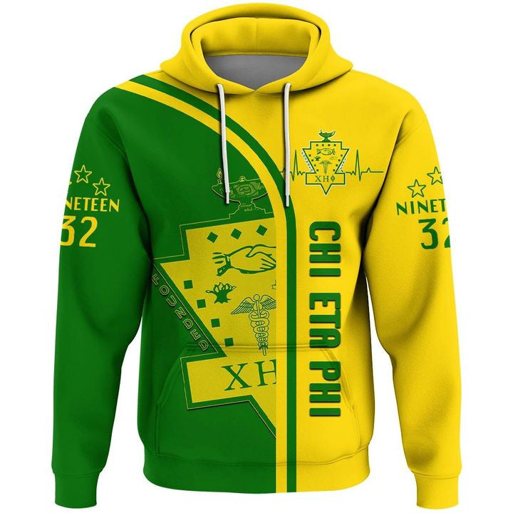 Sorority Hoodie - Chi Eta Phi In My Heart Hoodie