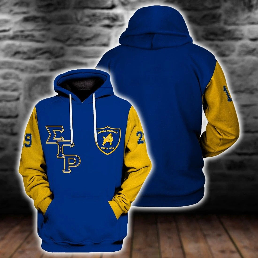 Sorority Hoodie - Sigma Gamma Rho Simple Poodle Hoodie