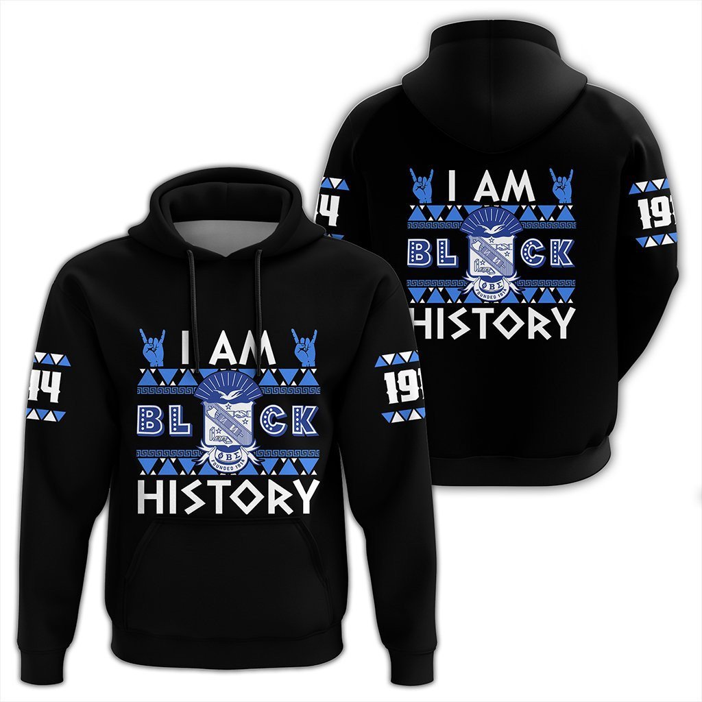 I Am Black History Phi Beta Sigma Pullover Hoodie