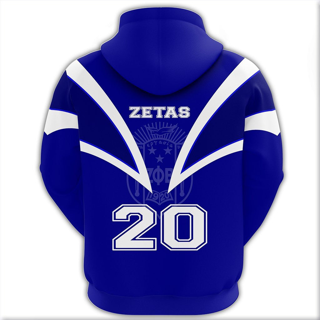 Sorority Hoodie - Zeta Phi Beta Hoodie Tusk Style