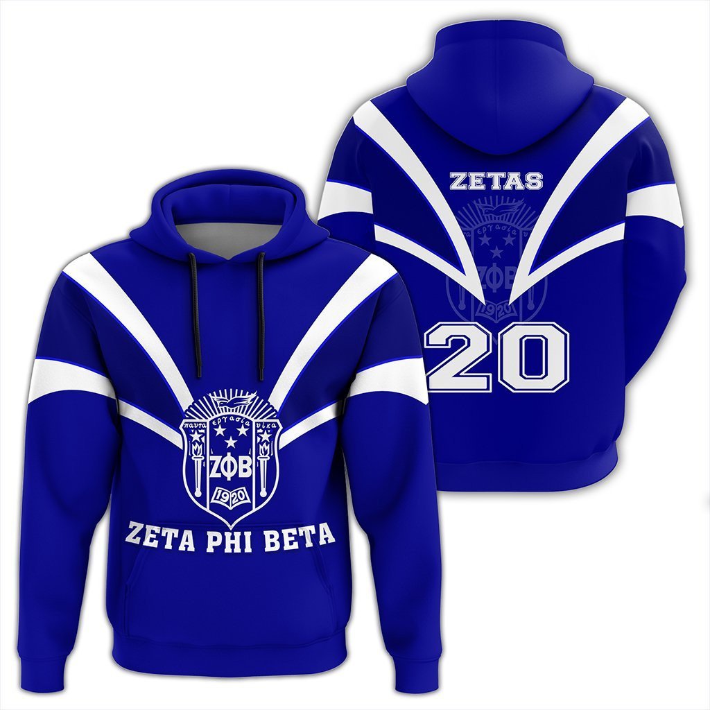 Sorority Hoodie - Zeta Phi Beta Hoodie Tusk Style