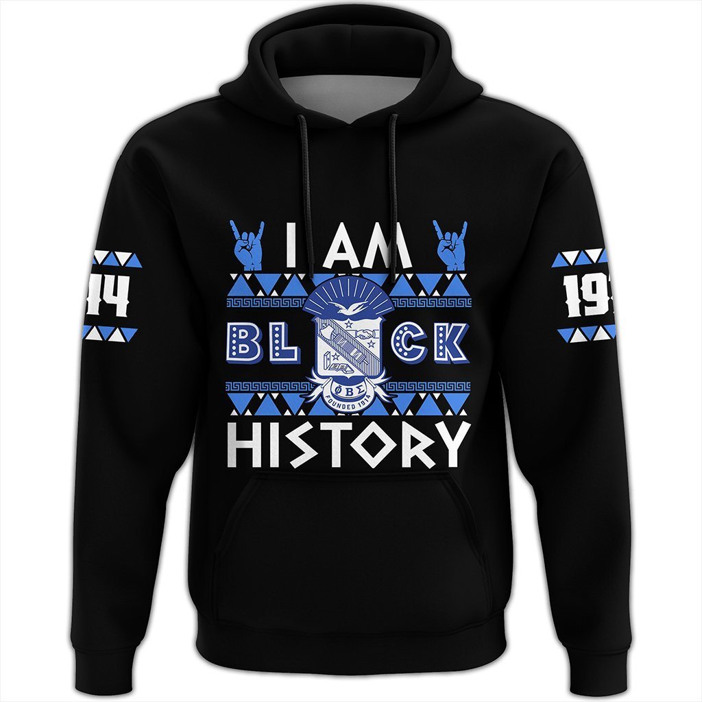 I Am Black History Phi Beta Sigma Pullover Hoodie