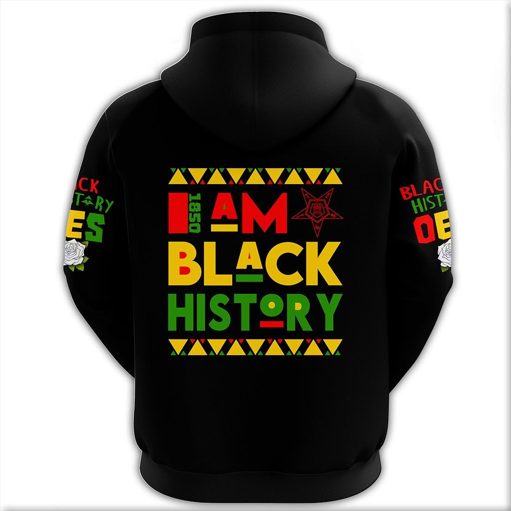 Fraternity Hoodie - Black History Omega Psi Phi Pullover Hoodie