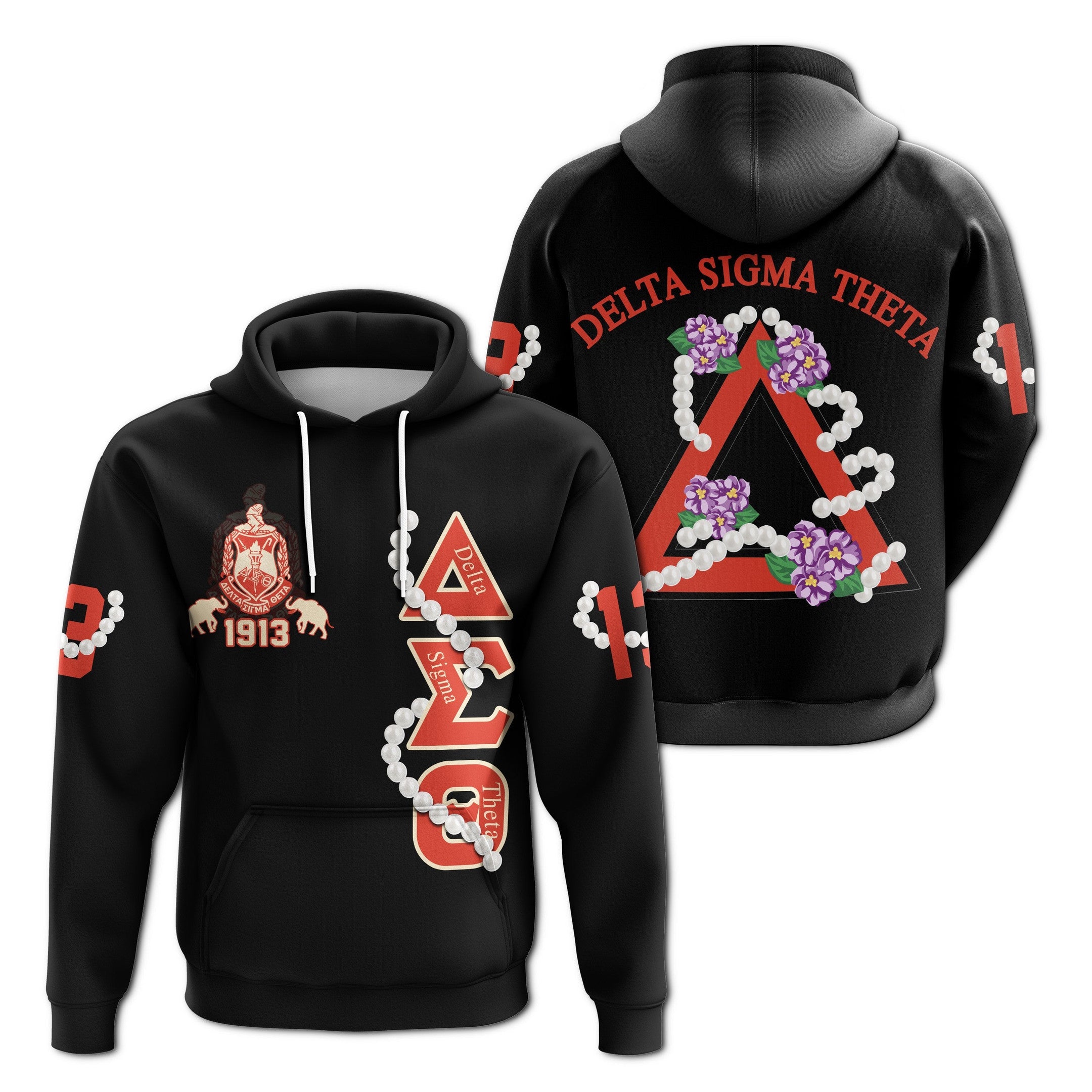 Sorority Hoodie - Delta Sigma Theta Pearl Pullover