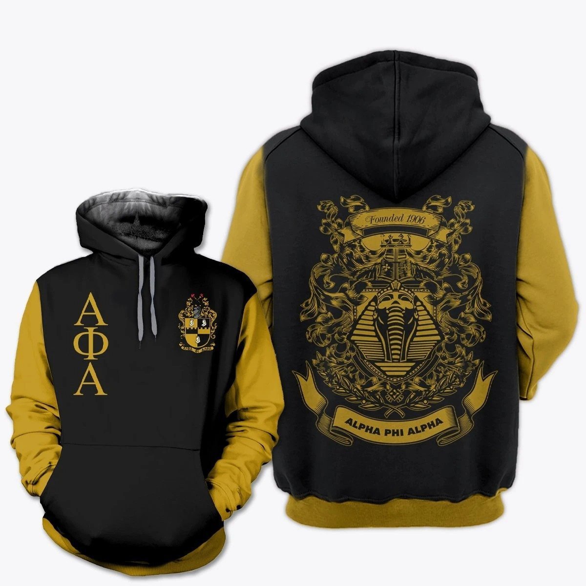 Fraternity Hoodie - Royal Alpha Phi Alpha Pullover