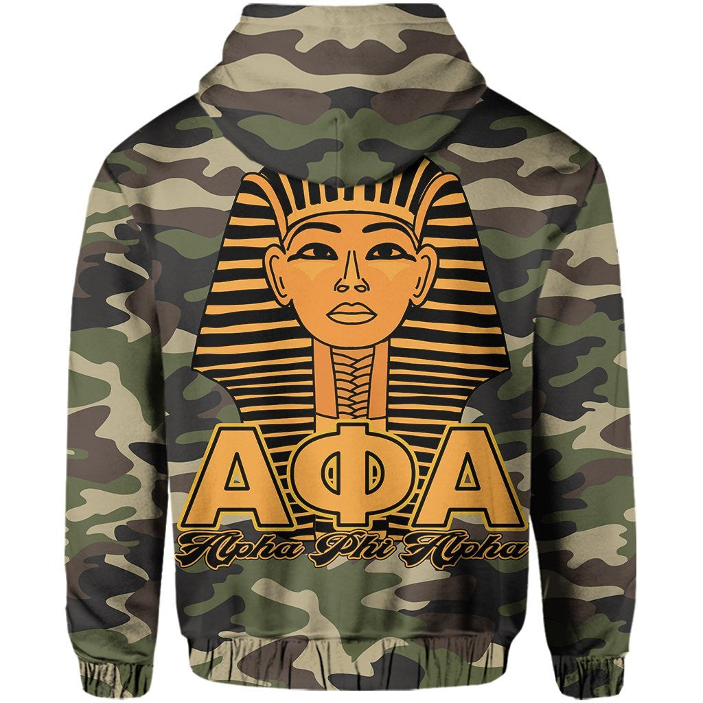 Fraternity Hoodie - Alpha Phi Alpha Camouflage Pullover