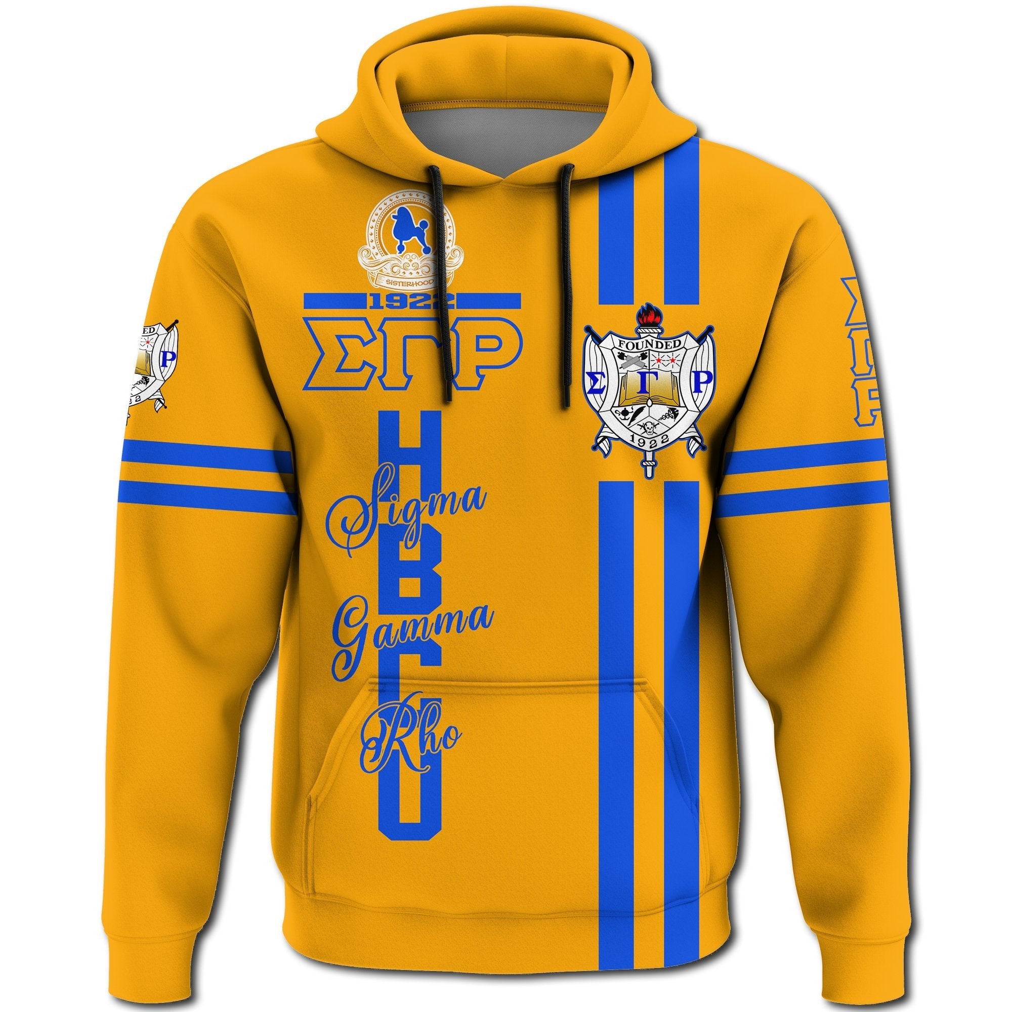 Sorority Hoodie - HBCU Sigma Gamma Rho Poodle Hoodie