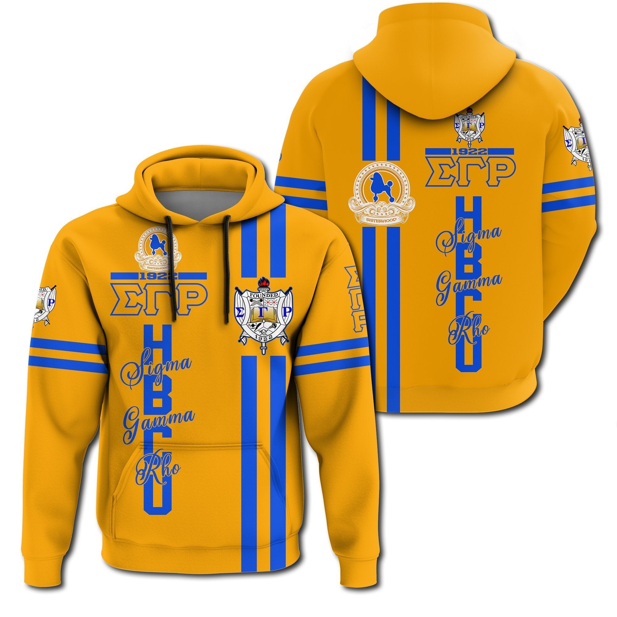 Sorority Hoodie - HBCU Sigma Gamma Rho Poodle Hoodie