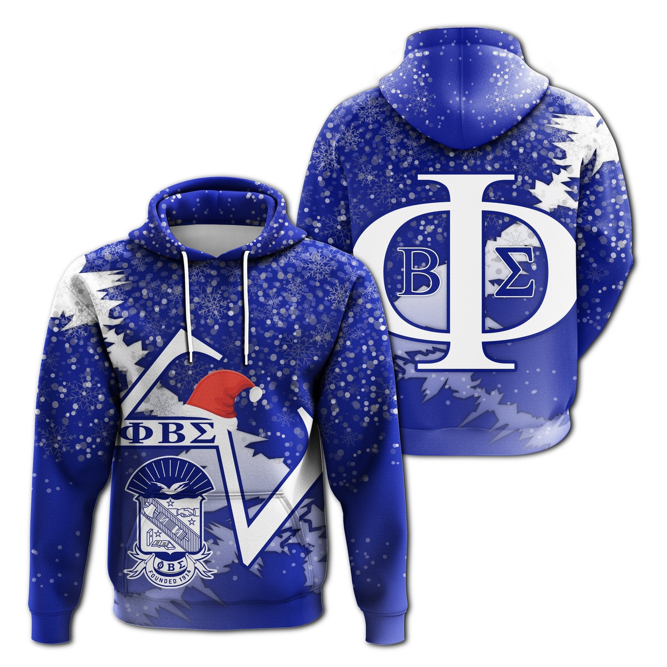 Christmas Phi Beta Sigma Hoodie - X Style