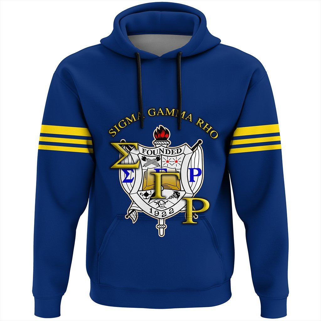 Sorority Hoodie - Sigma Gamma Rho SGR Style Pullover Hoodie