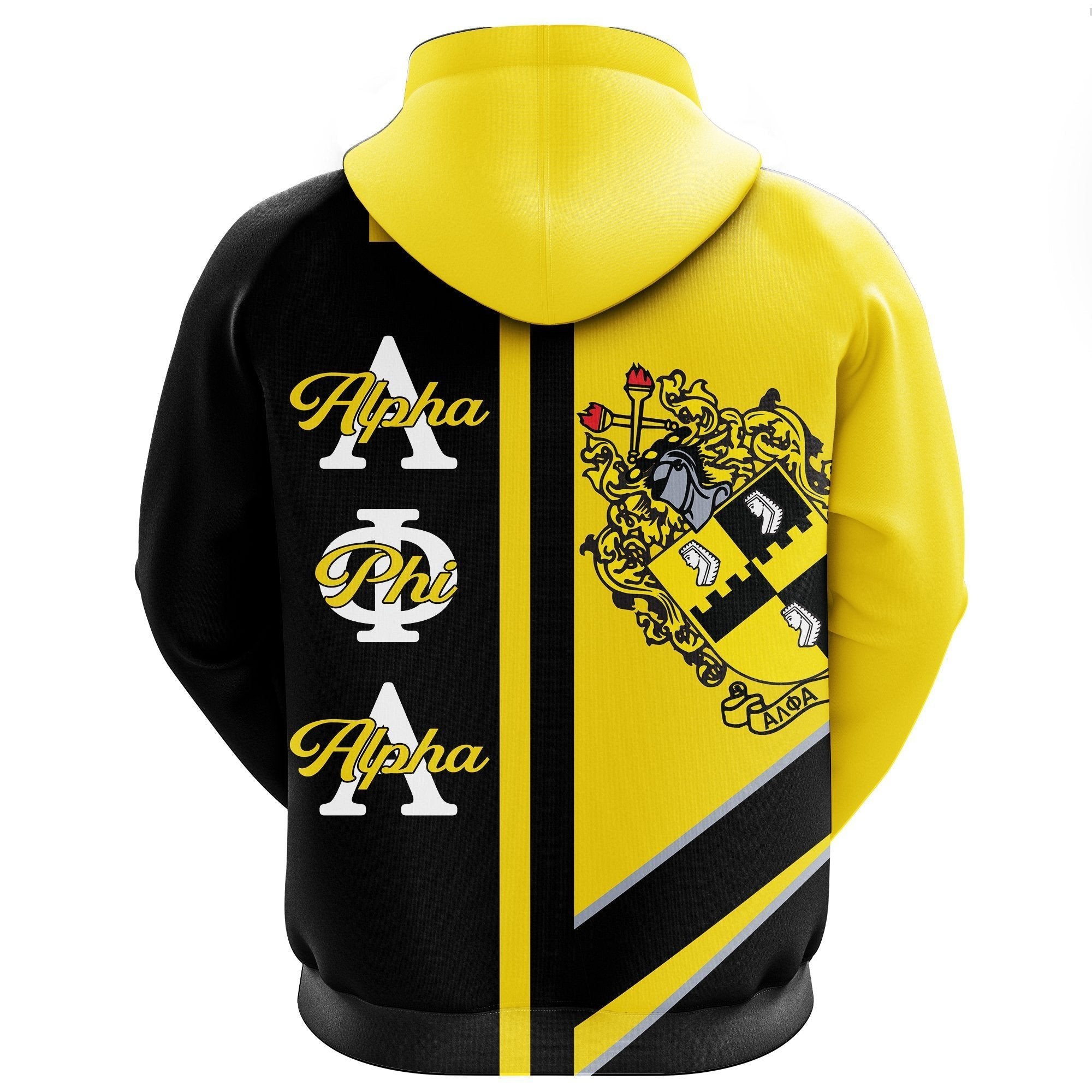 Fraternity Hoodie - Alpha Phi Alpha APA Half Concept Pullover