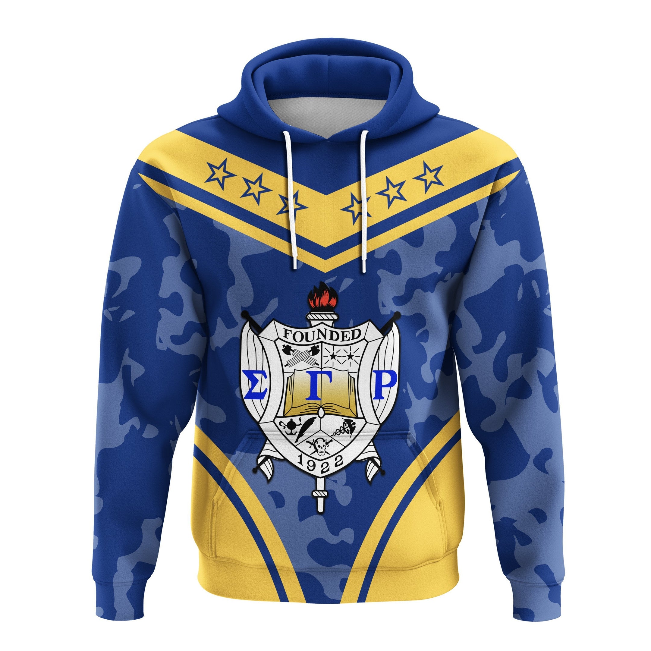 Sorority Hoodie - Sigma Gamma Rho Camouflage Pullover Hoodie