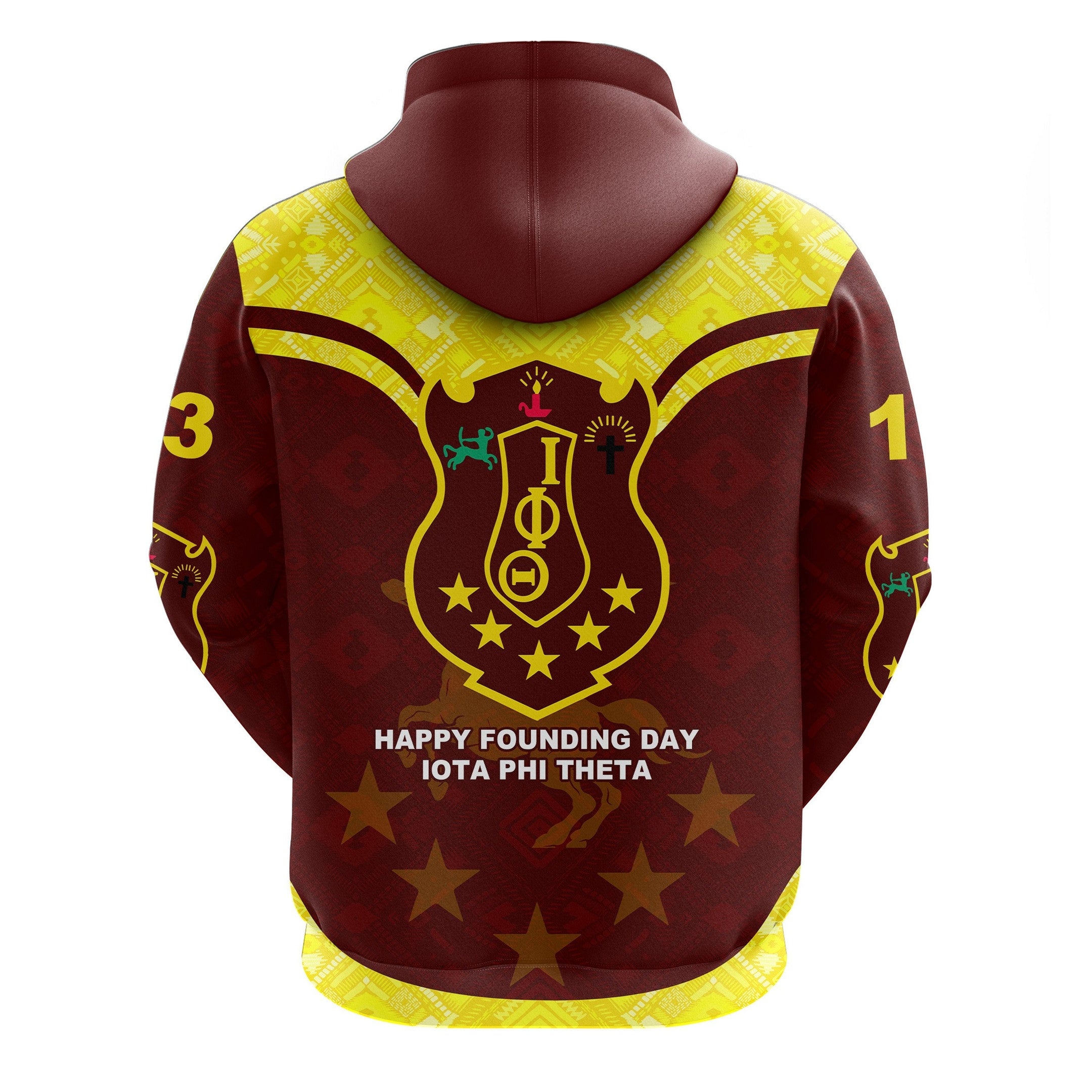 Fraternity Hoodie - Iota Phi Theta 58th Anniversary Hoodie Simple Style