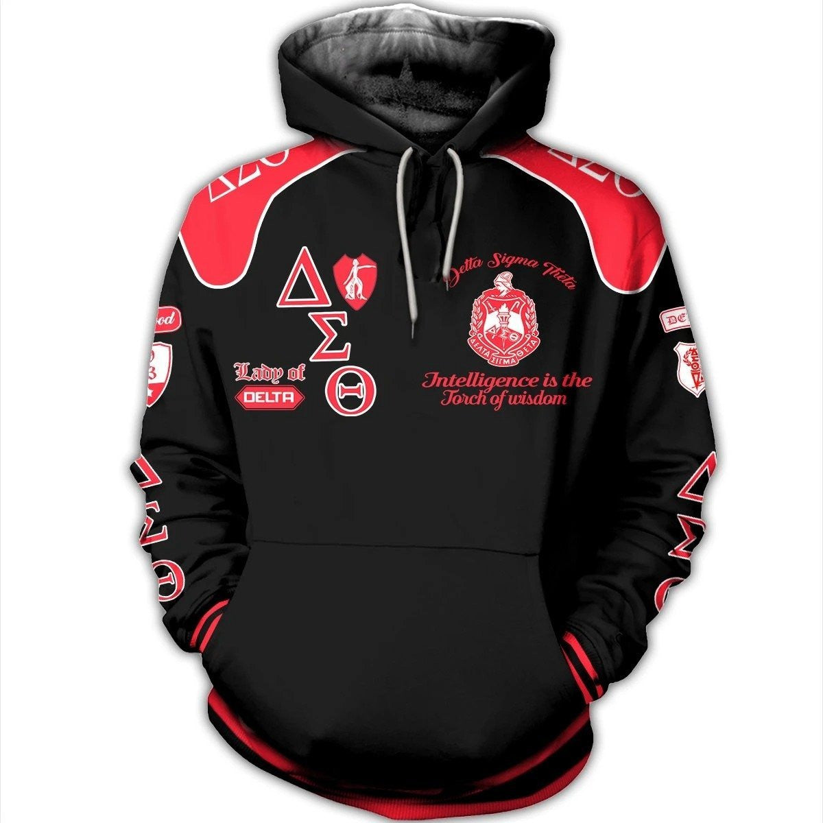 Sorority Hoodie - Lady Of Delta Sigma Theta Sorority Hoodie