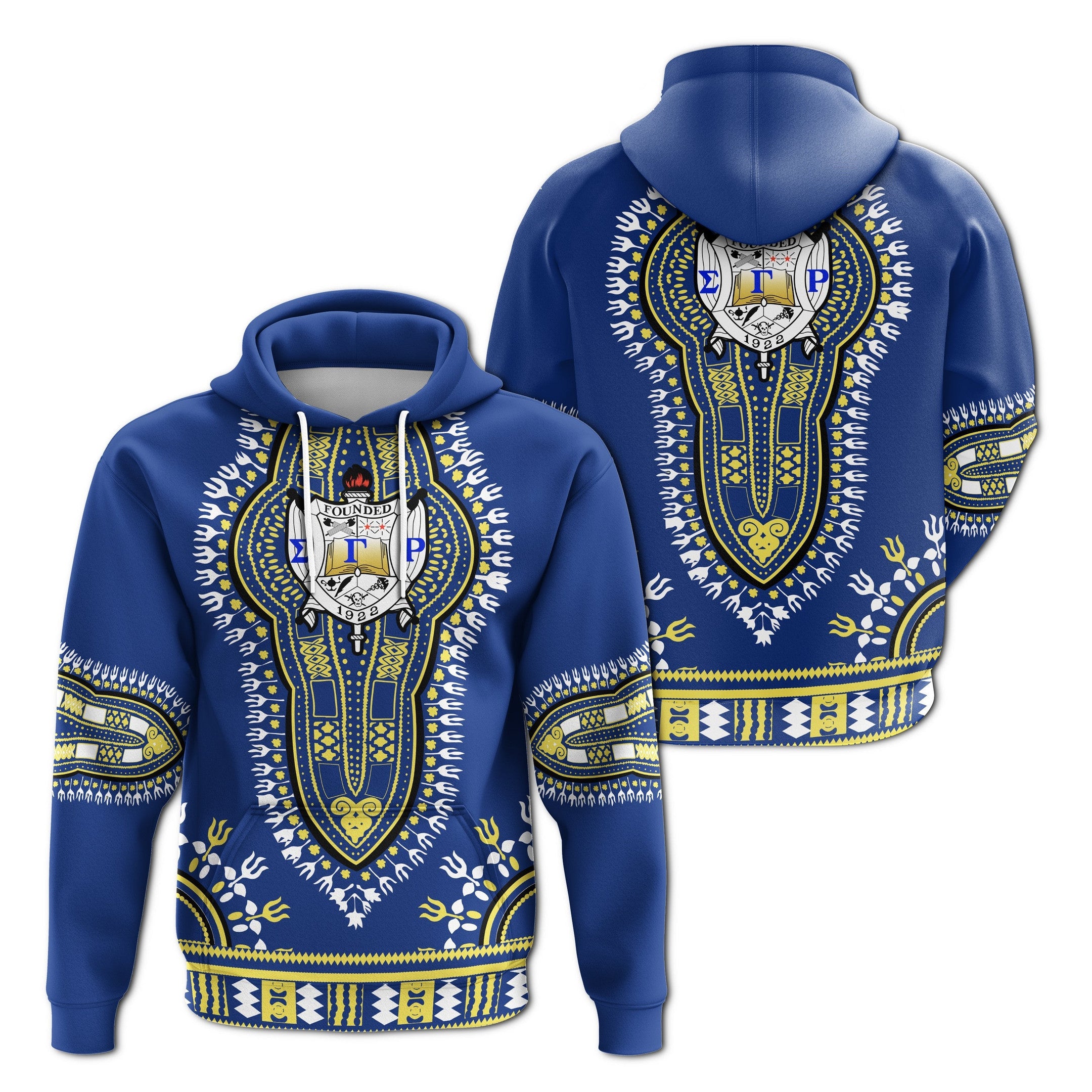 Sorority Hoodie - Sigma Gamma Rho Dashiki Pullover Hoodie9