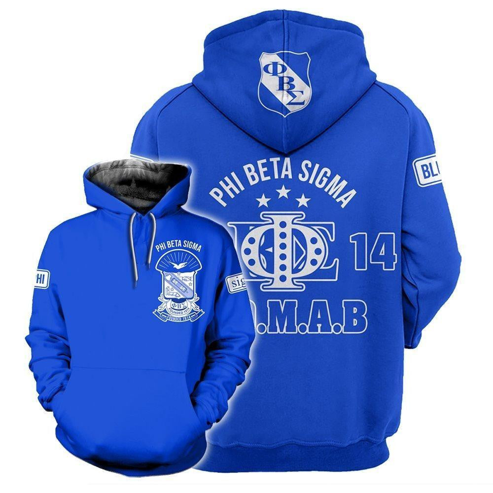 Blue Phi Phi Beta Sigma Fraternity Hoodie