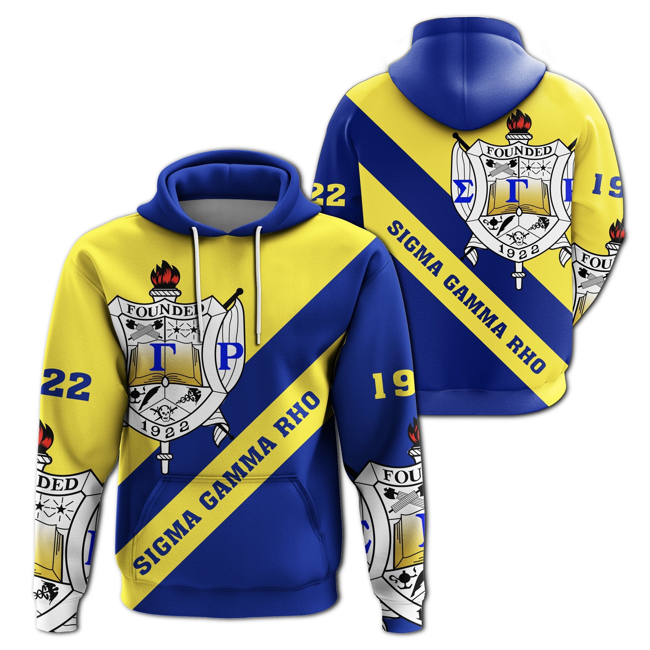 Sorority Hoodie - Original Sigma Gamma Rho Hoodie - Tech Style