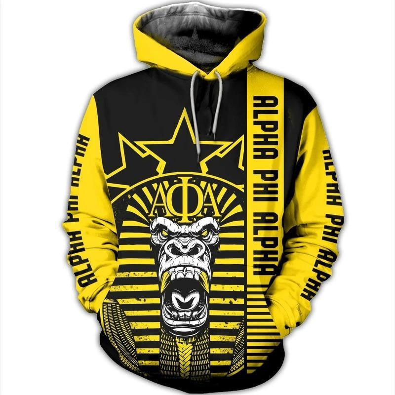Fraternity Hoodie - King Kong Alpha Phi Alpha Pullover