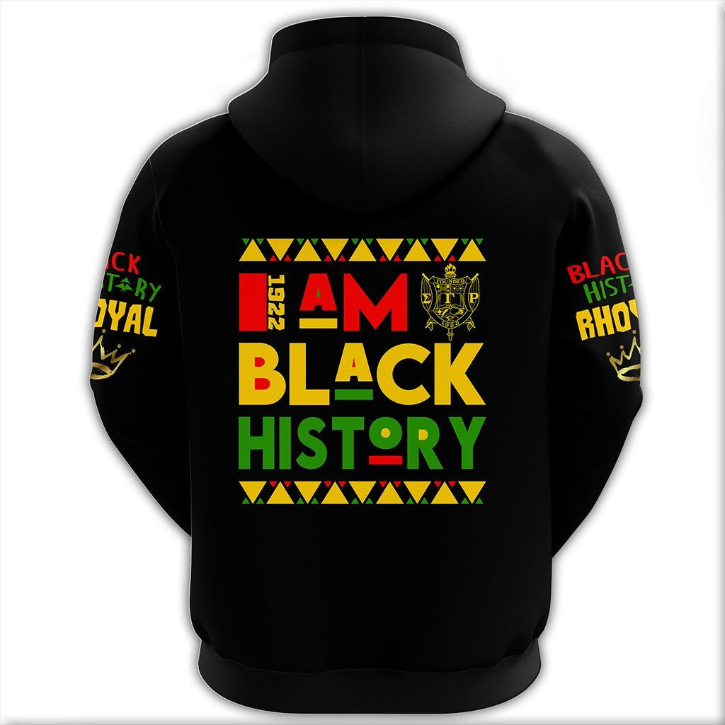 Sorority Hoodie - Black History Sigma Gamma Rho Pullover Hoodie