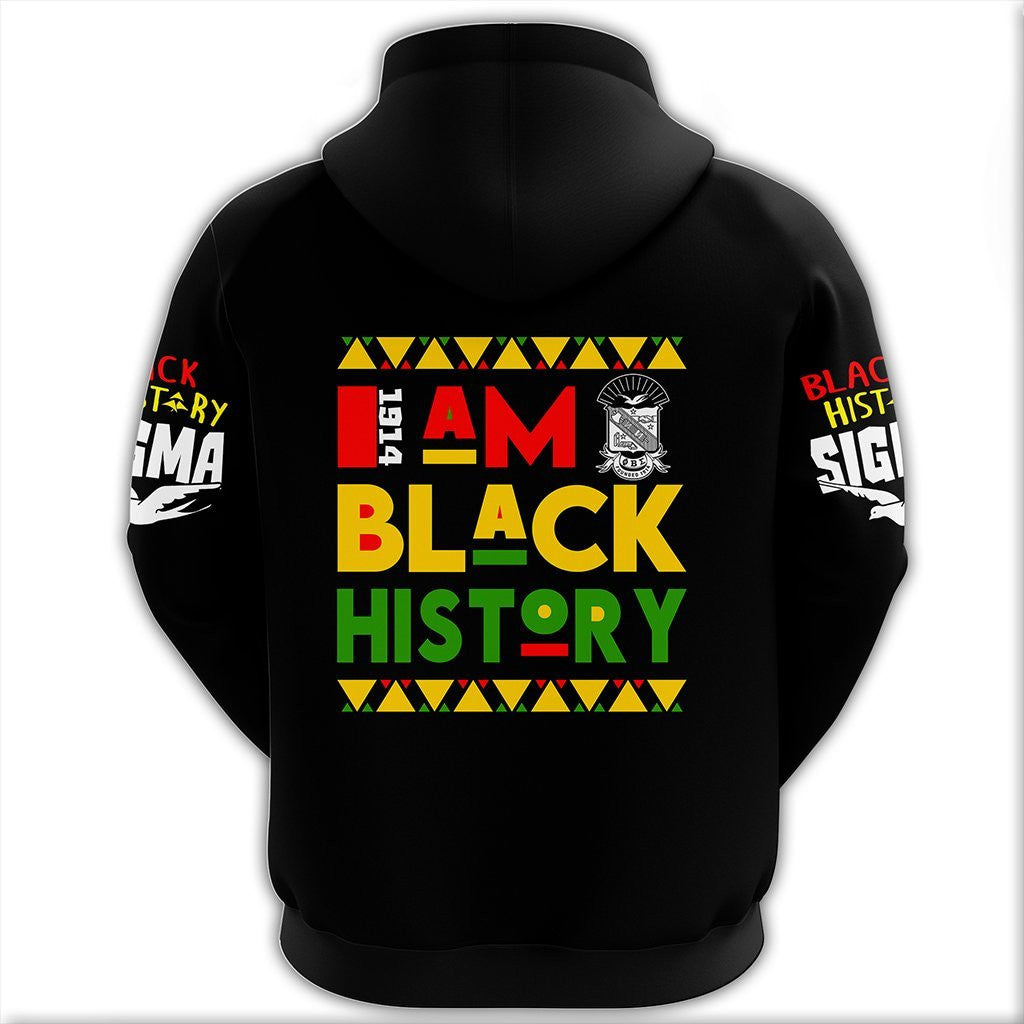 Black History Phi Beta Sigma Pullover Hoodie