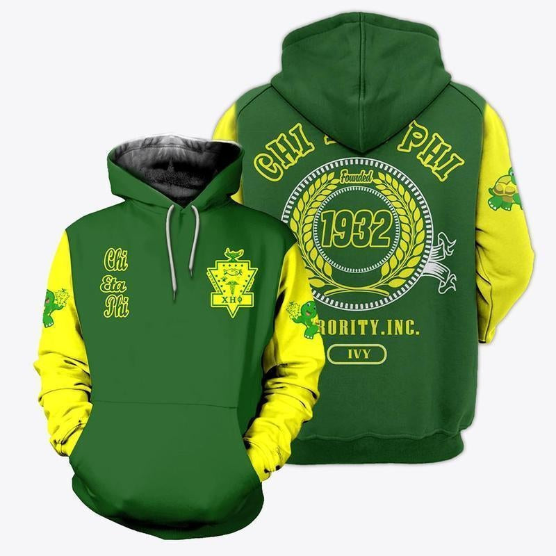 Sorority Hoodie - Chi Eta Phi Logo Hoodie