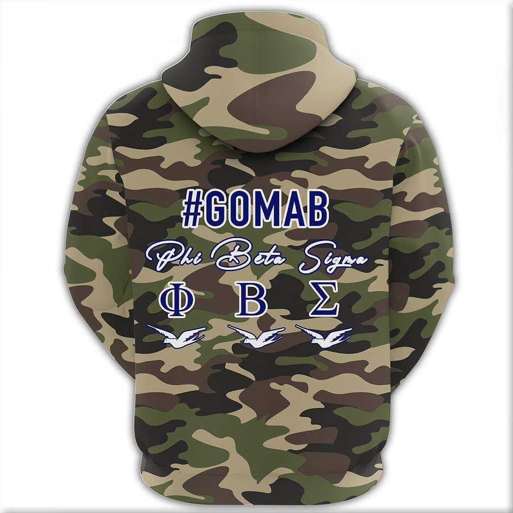 Phi Beta Sigma Camouflage Style Pullover