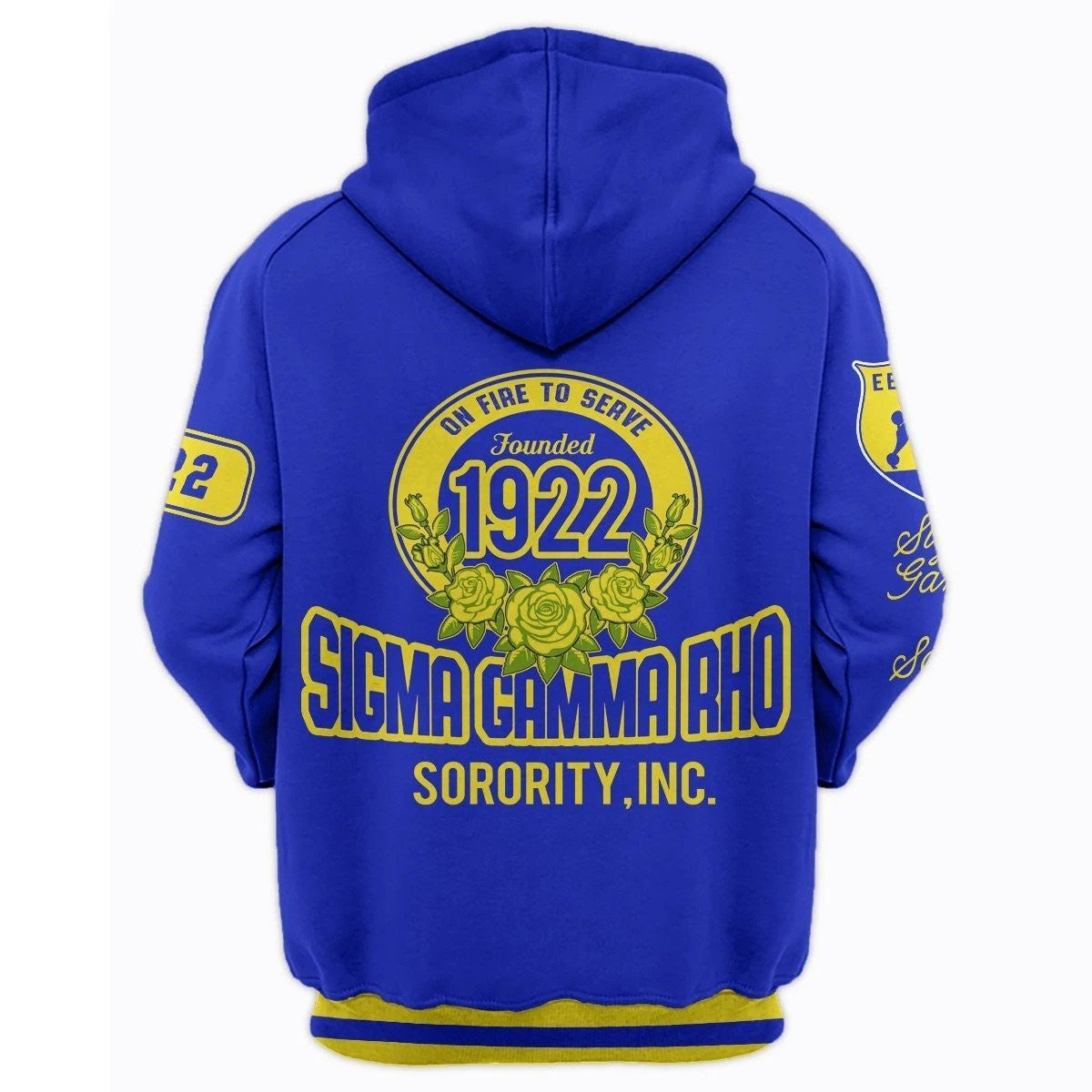 Sorority Hoodie - On Fire To Serve Sigma Gamma Rho Hoodie