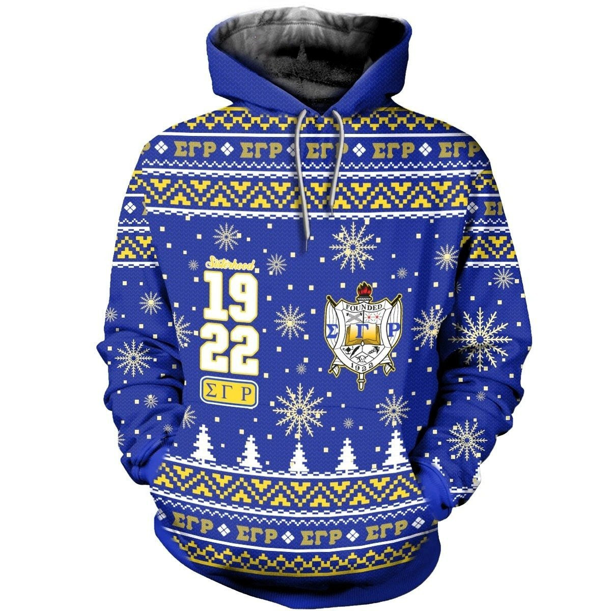 Sorority Hoodie - Christmas Sisterhood Sigma Gamma Rho Hoodie