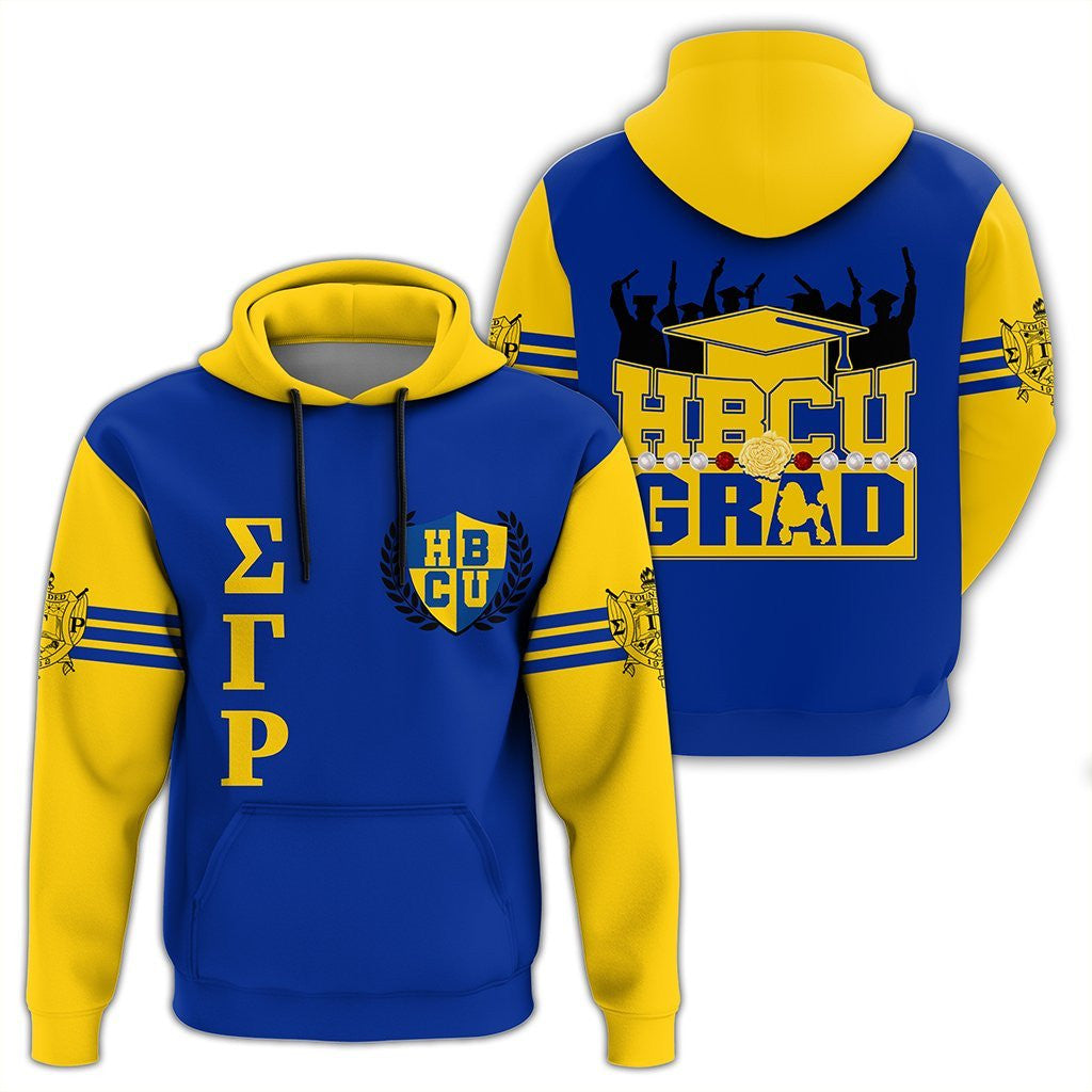 Sorority Hoodie - Sigma Gamma Rho HBCU Graduation Pullover Hoodie