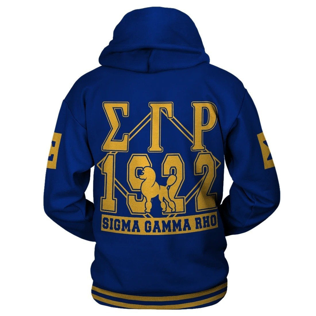 Sorority Hoodie - Lux Sigma Gamma Rho Diamond Poodle Hoodie