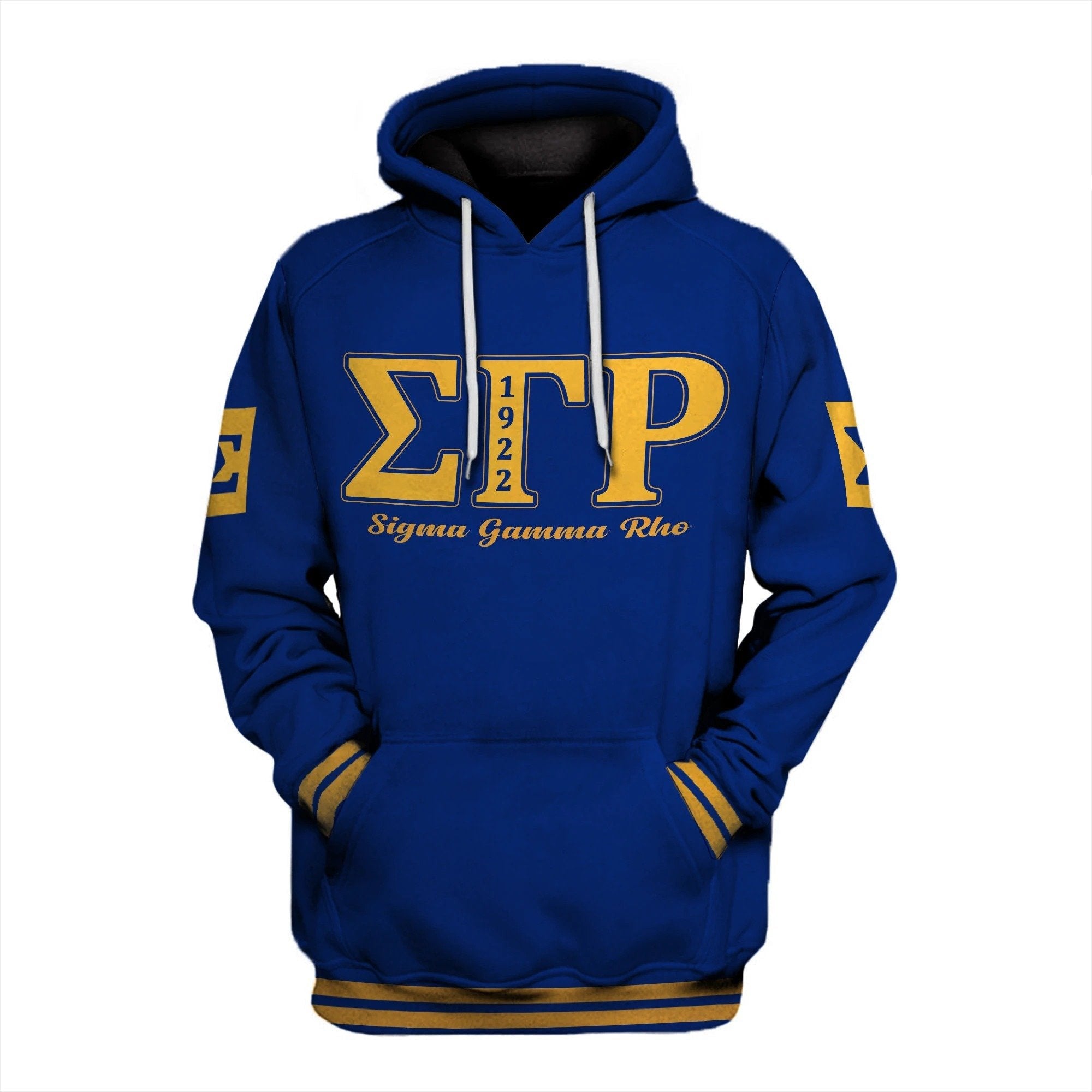 Sorority Hoodie - Lux Sigma Gamma Rho Diamond Poodle Hoodie