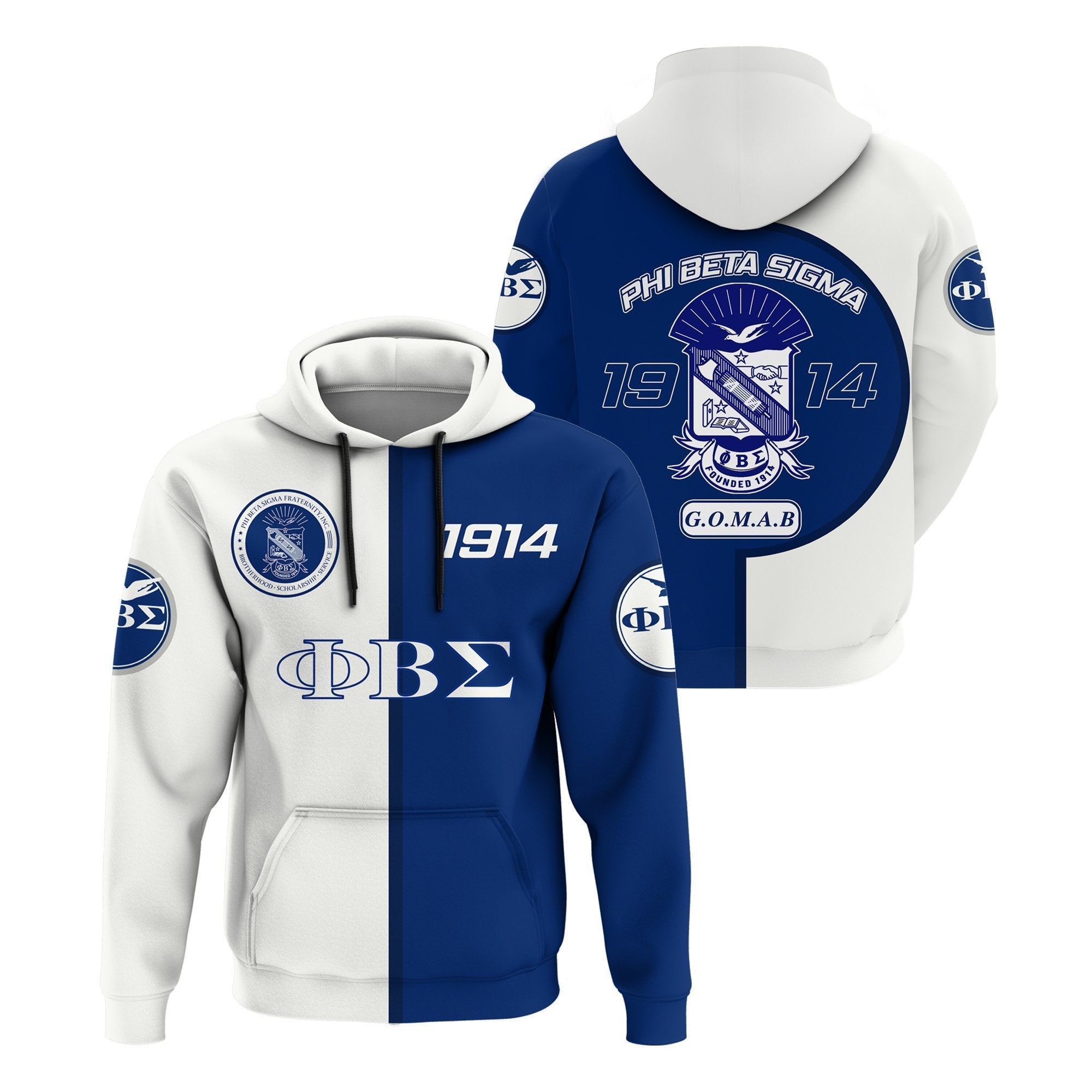 Phi Beta Sigma 1914 Pullover - Cycle Style