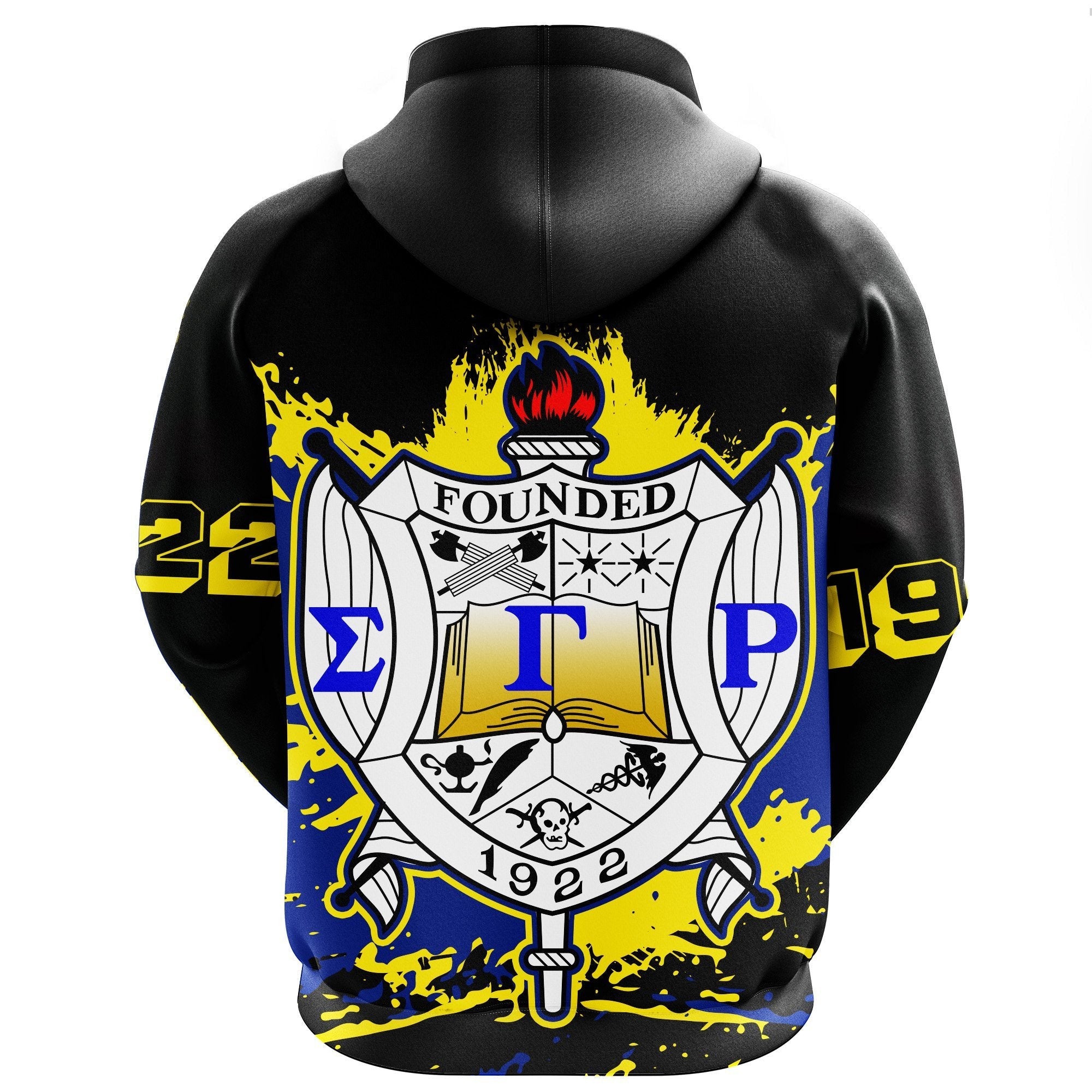 Sorority Hoodie - Sigma Gamma Rho Pullover Hoodie - Tip Style -