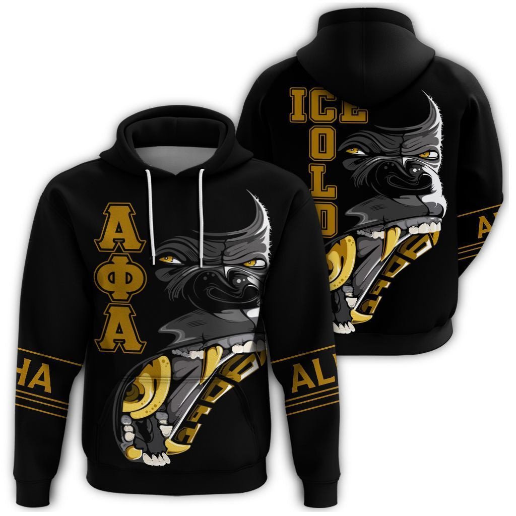 Fraternity Hoodie - The Oldest And The Coldest Alpha Phi Alpha Hoodie