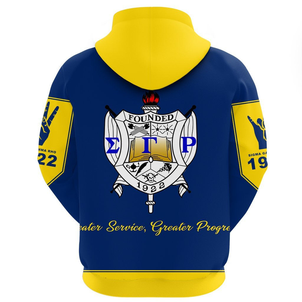 Sorority Hoodie - Sigma Gamma Rho Hoodie HBCU Style